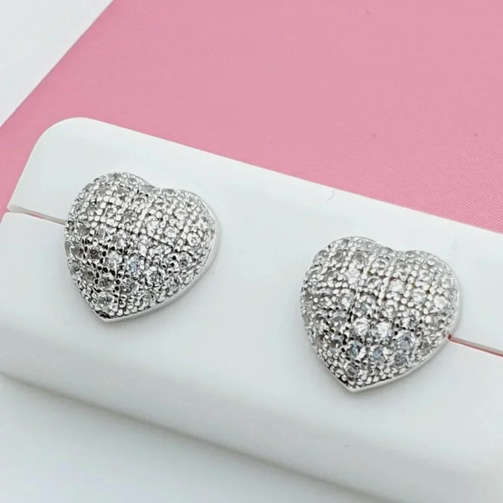 - 925 Sterling Silver Cubic Zirconia Earrings, U19254544